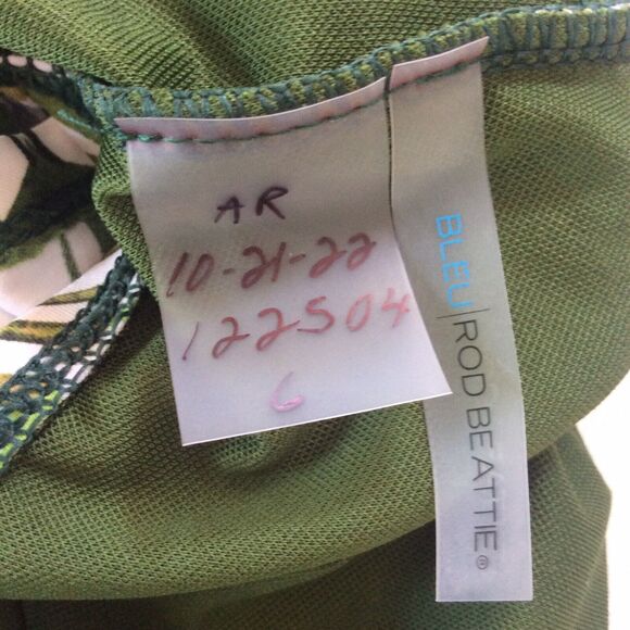 Bleu Rod Beattie Swim Bikini Bottom High Waist Tropical Swimwear - Picture 8 of 8